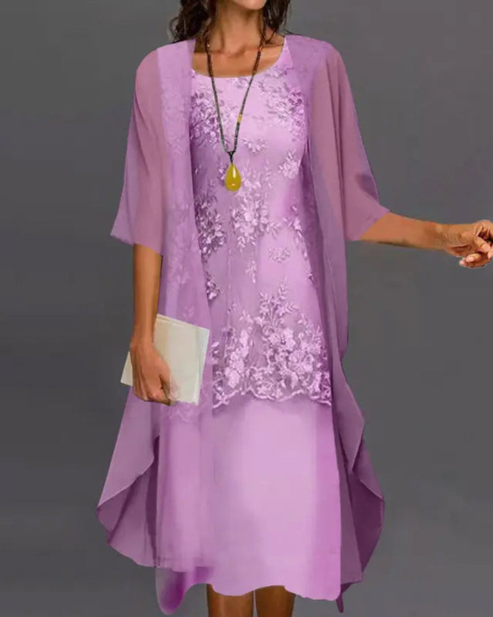 Lena Chiffon Zweiteiliges Kleid Damen