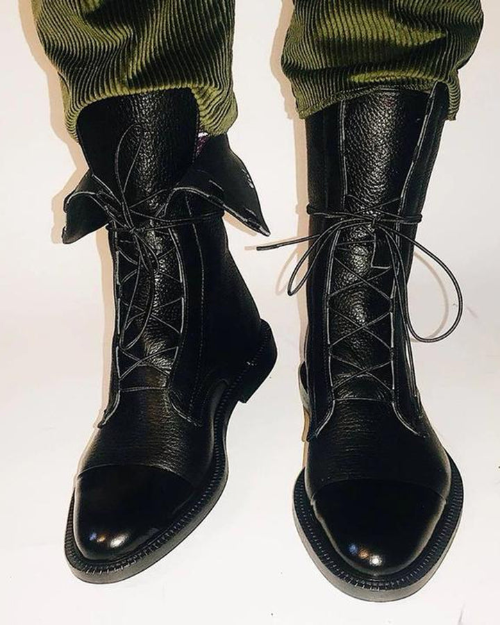 Sapphira Schnürstiefel Leder Damen