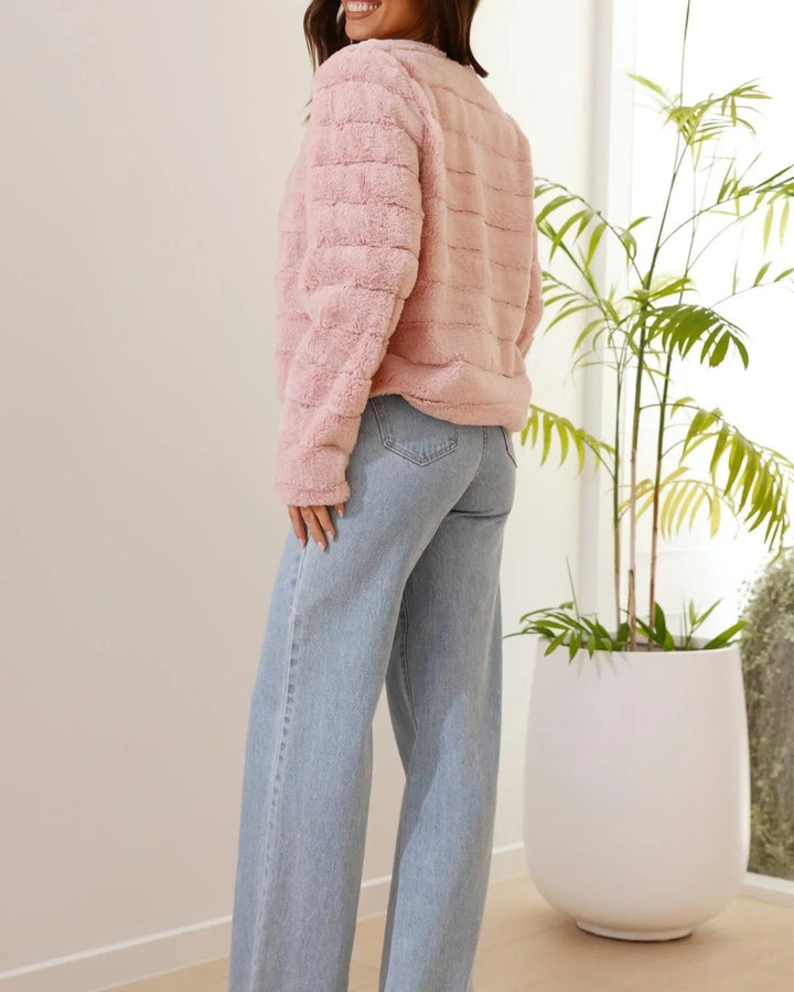 Lena Kunstfell Jacke Kurzmantel