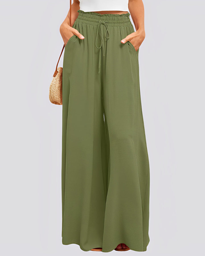 Veronica Weite Leinenhose Damen