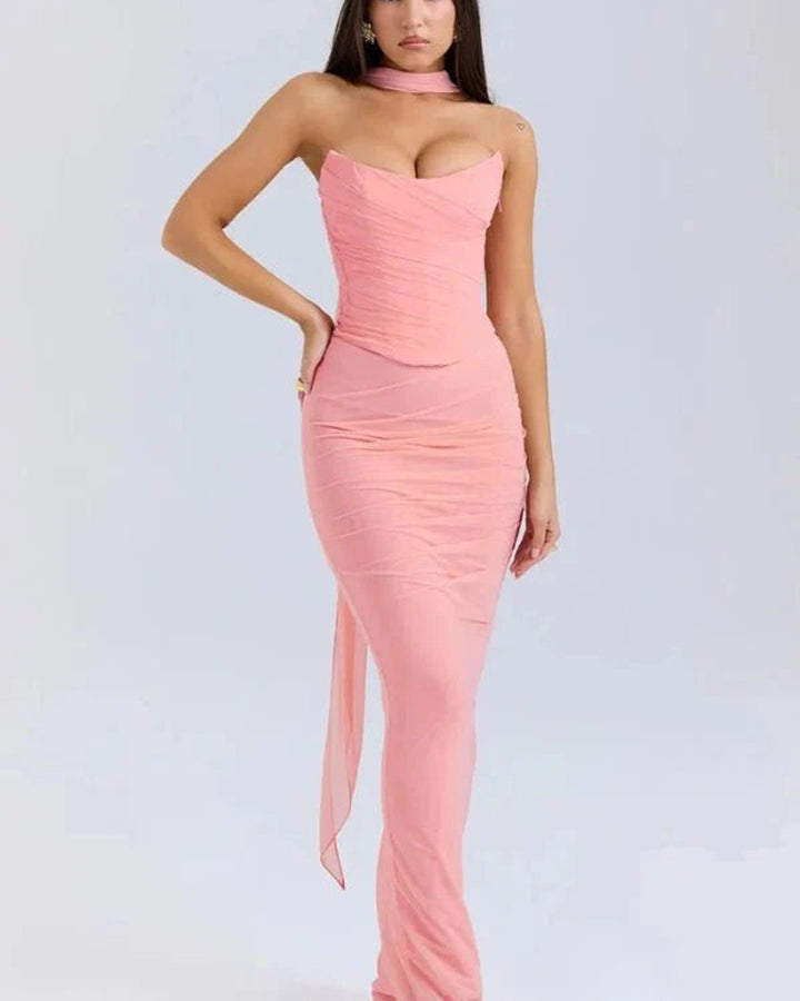 Hailey Langes Abendkleid Damen Elegant
