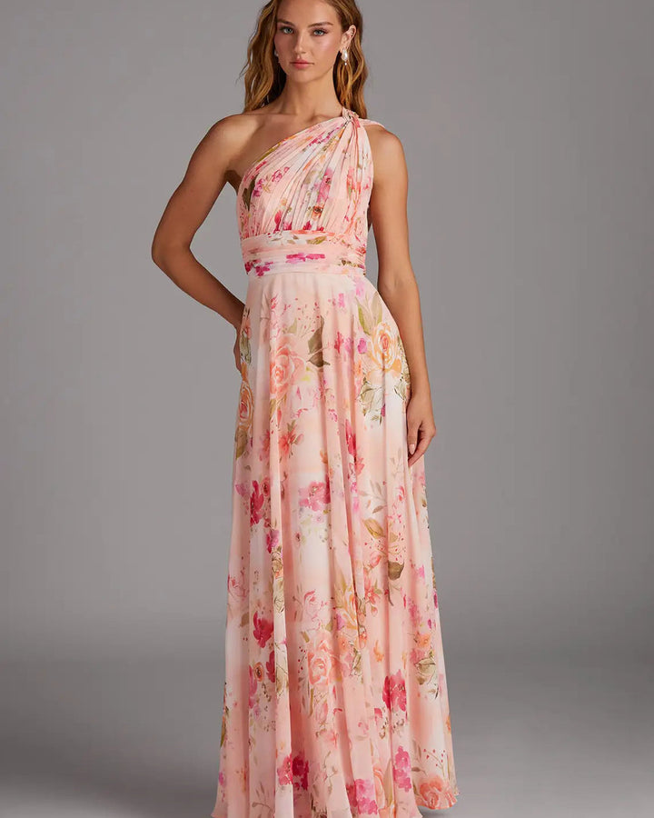 Charlize Chiffon Abendkleid lang