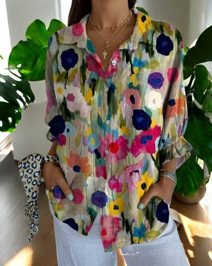 Irelle Bluse Blumenmuster Damen