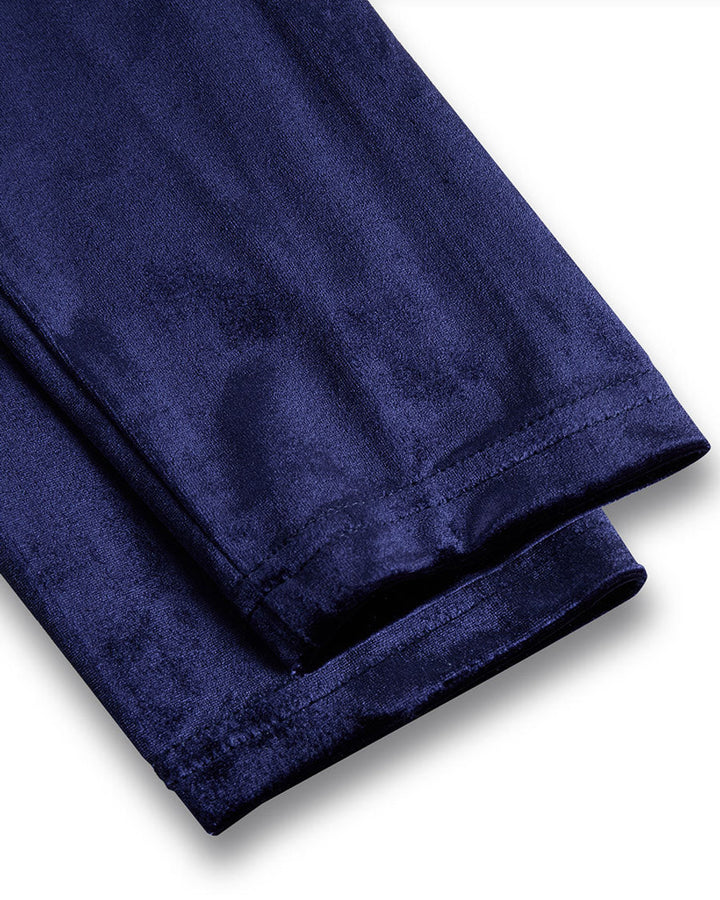 Lena Samt Langarm Midi Kleid Damen