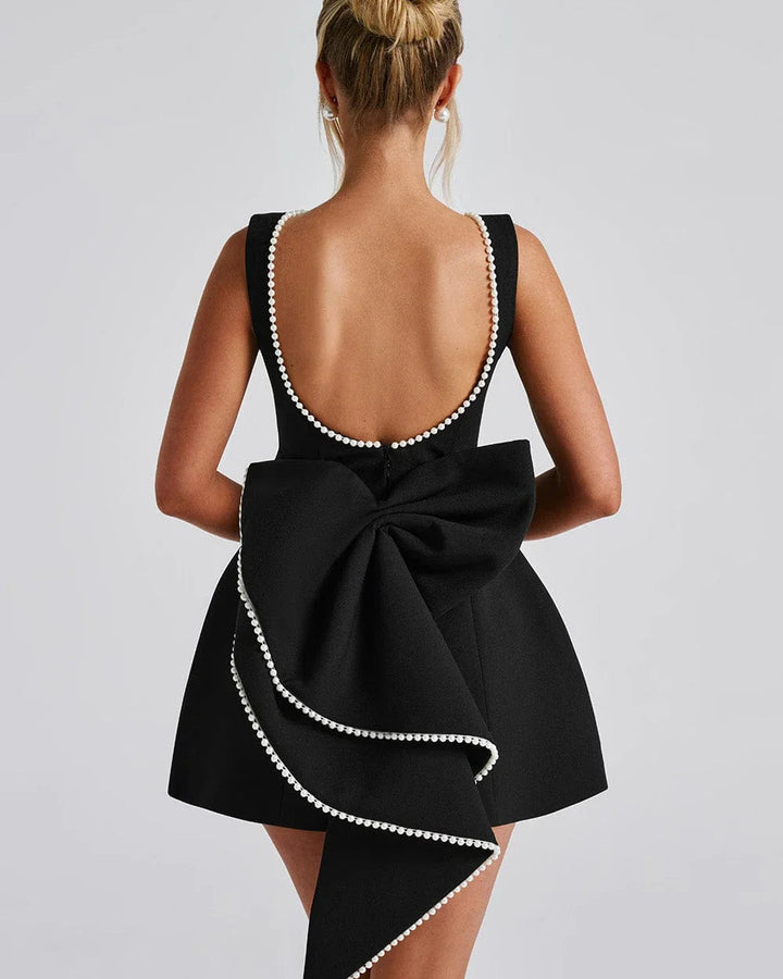 Lena Kurzes Kleid Schleife Rücken