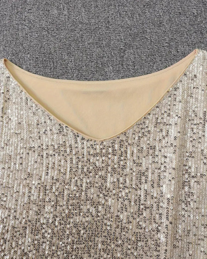 Aria Pailletten Festkleid Damen