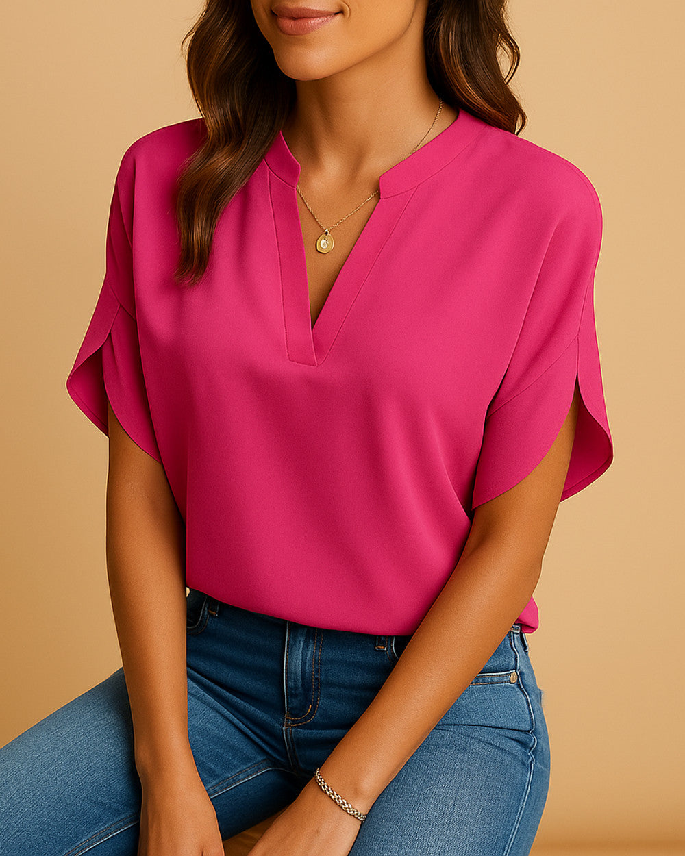 Grace Leichte Elegante Bluse Damen