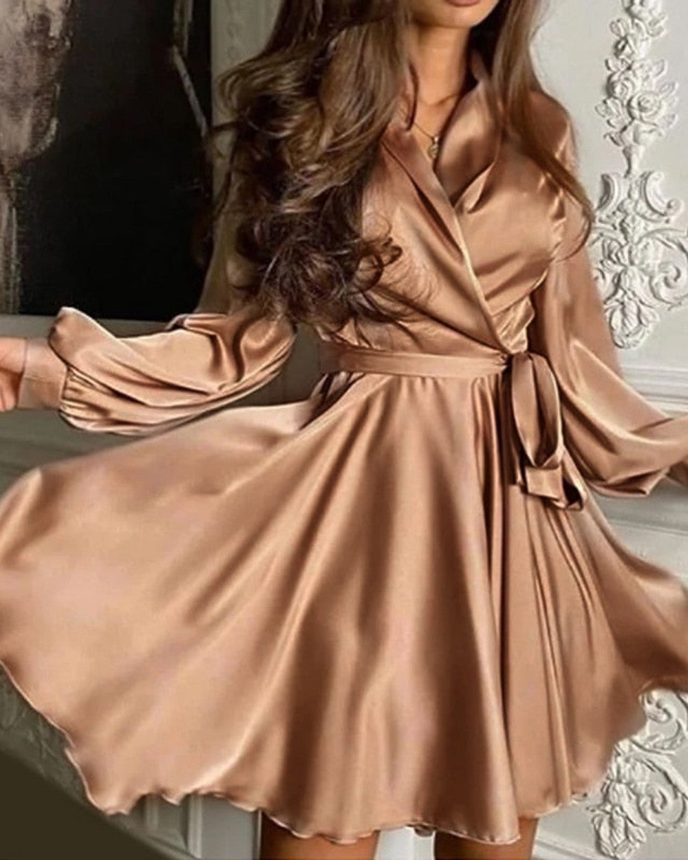 Sascha Seidenes Abendkleid Damen
