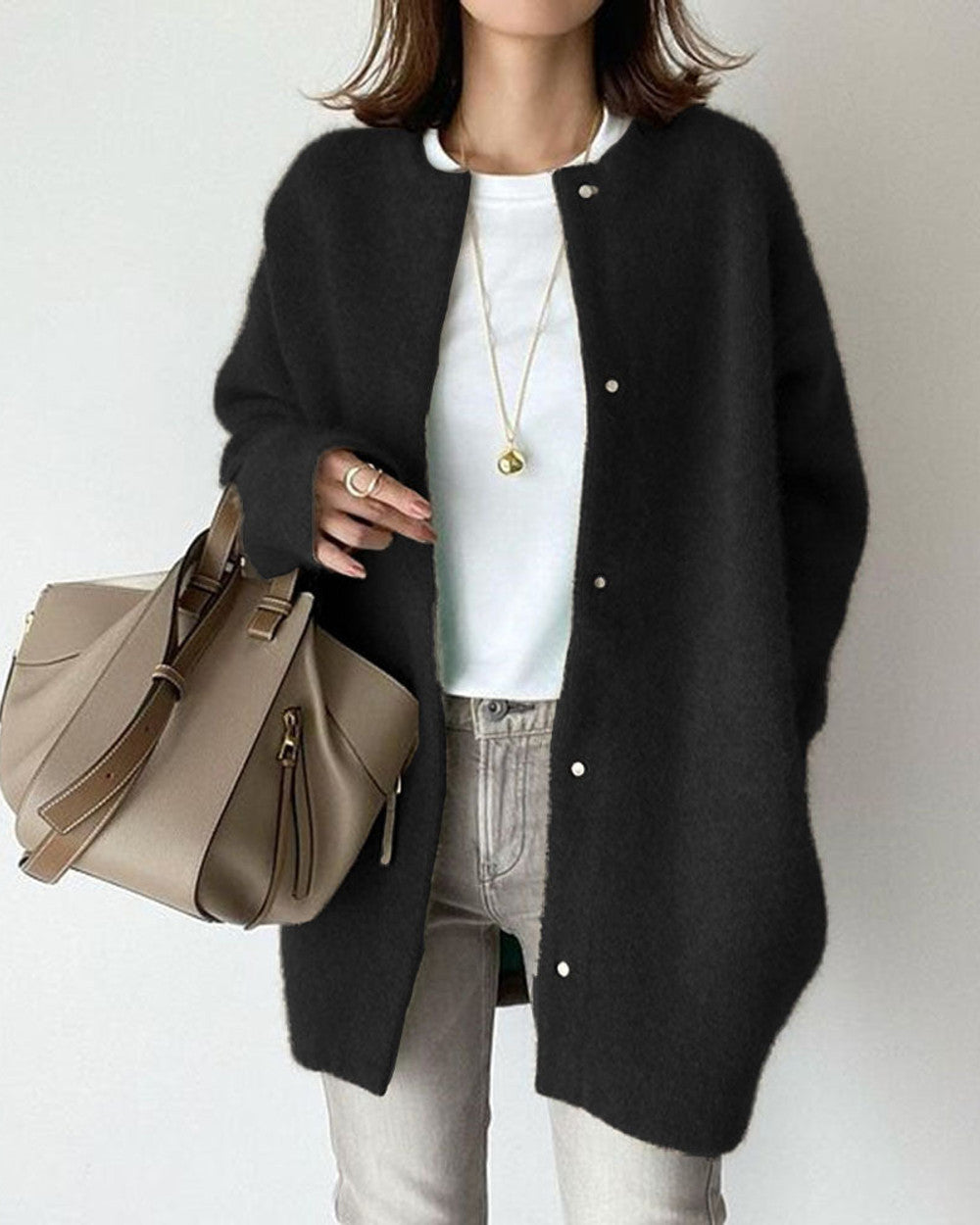 Emma Strickjacke Weiche Wolle Damen
