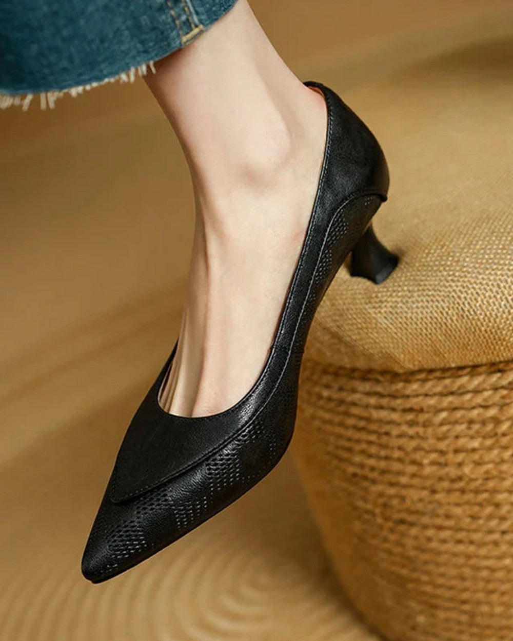 Amalia Leder Absatzschuhe Damen