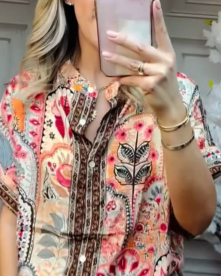 Lena Bohème Fransen Bluse Damen
