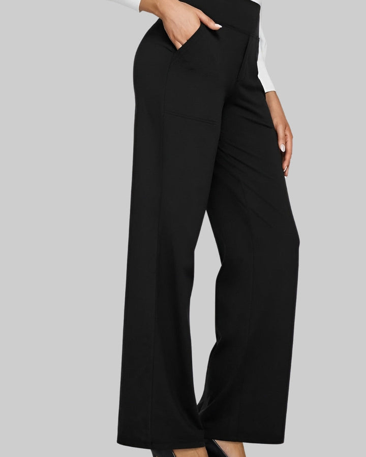 Nina Dehnbare Hochbundhose Taschen
