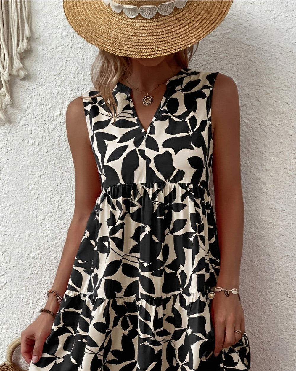 Tianna Sommerkleid V-Ausschnitt Damen