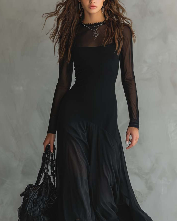 Lena Tüll Maxikleid Damen