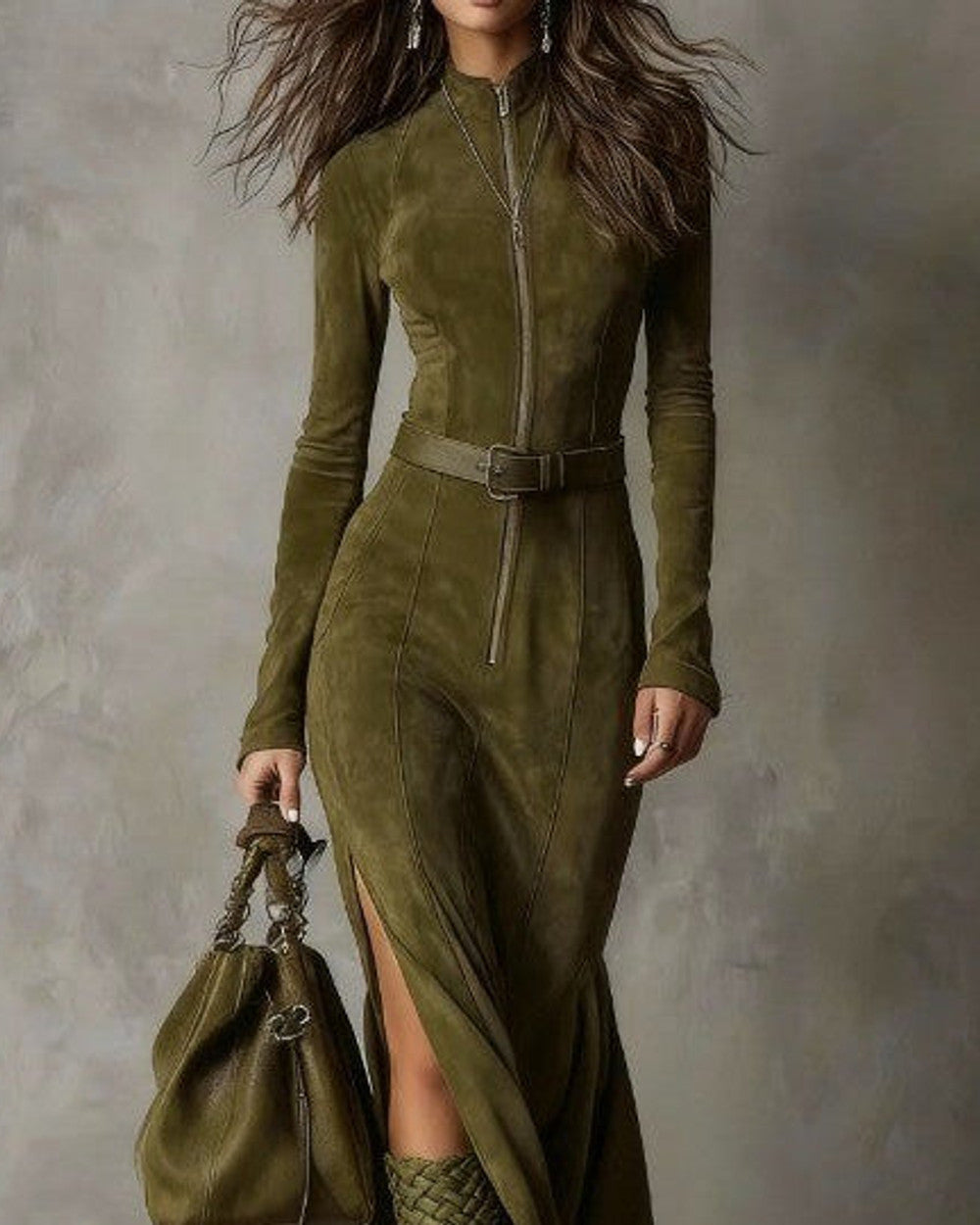 Lena Langes Gürtelkleid Vintage
