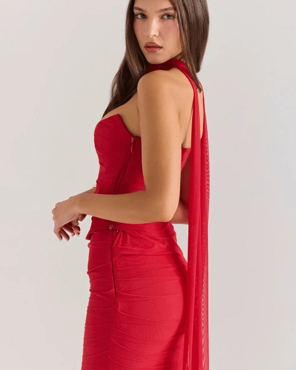 Hailey Langes Abendkleid Damen Elegant