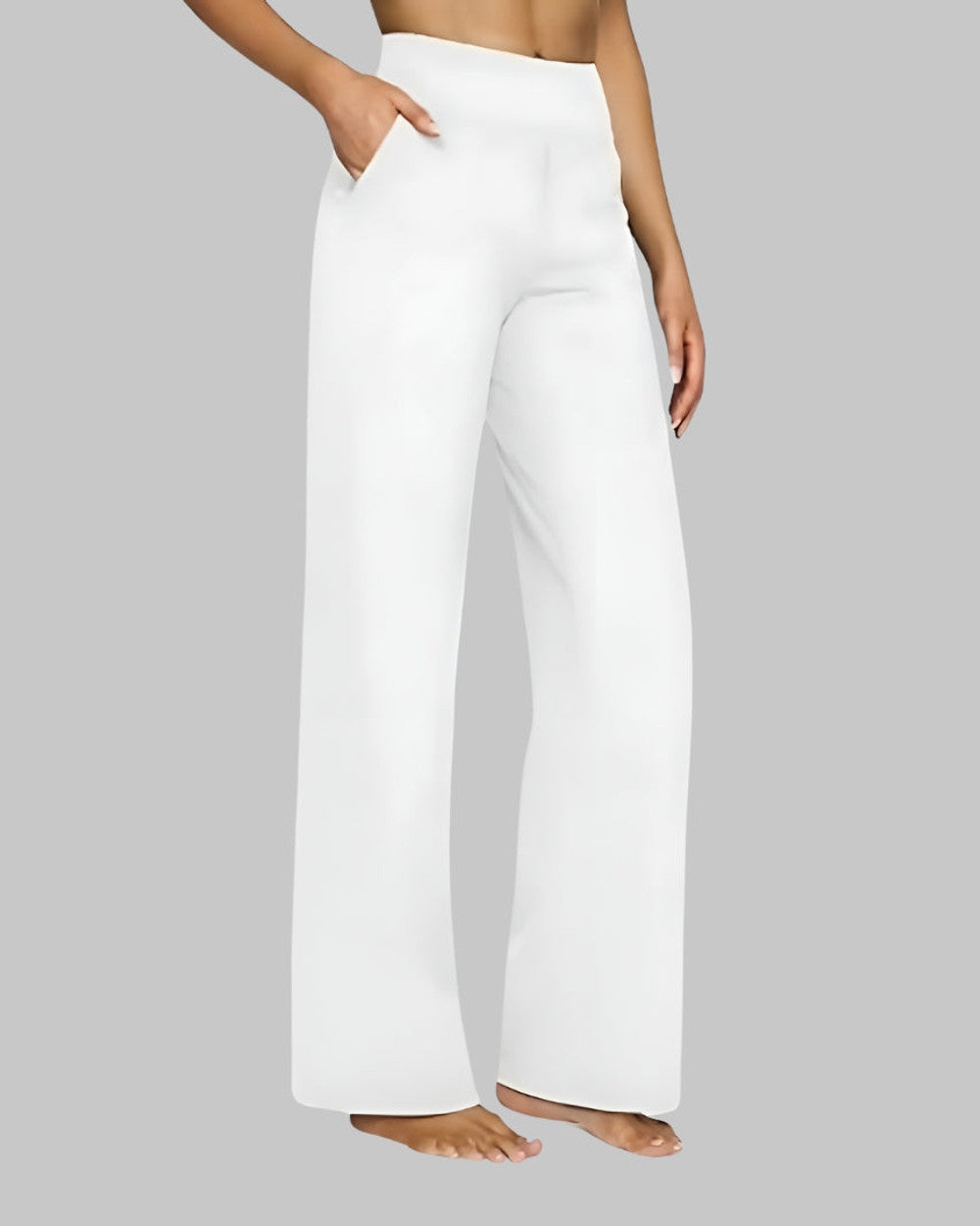 Nina Dehnbare Hochbundhose Taschen