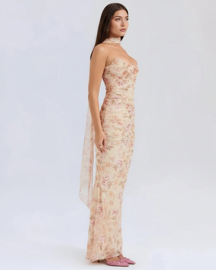 Hailey Langes Abendkleid Damen Elegant