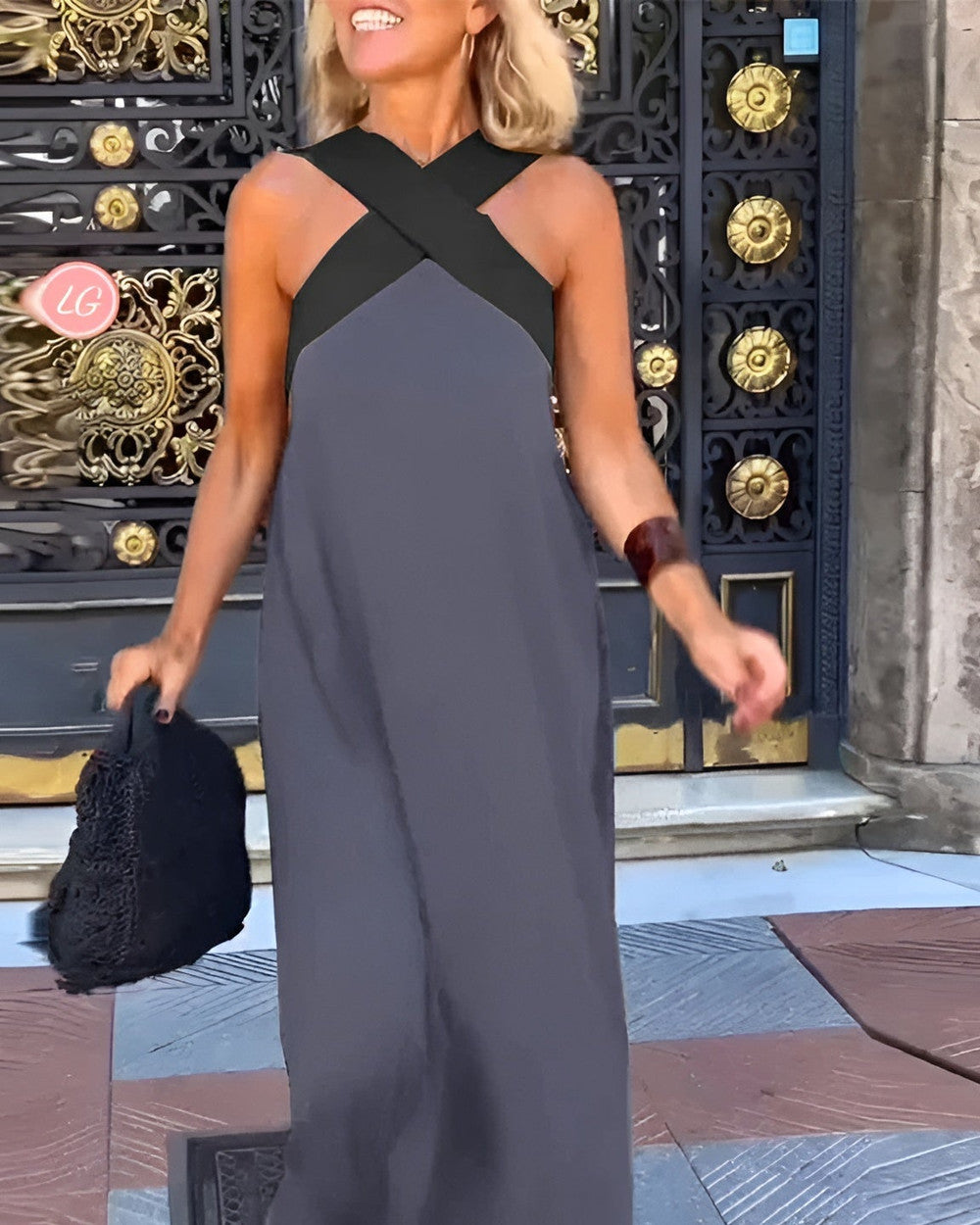 Aimee Atmungsaktives Maxikleid Lang