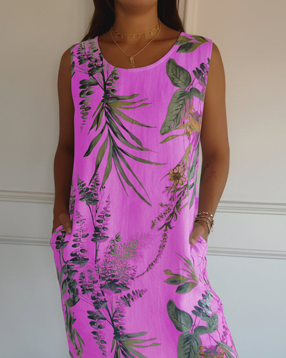 Vicky Ausgefallenes Sommerkleid Damen