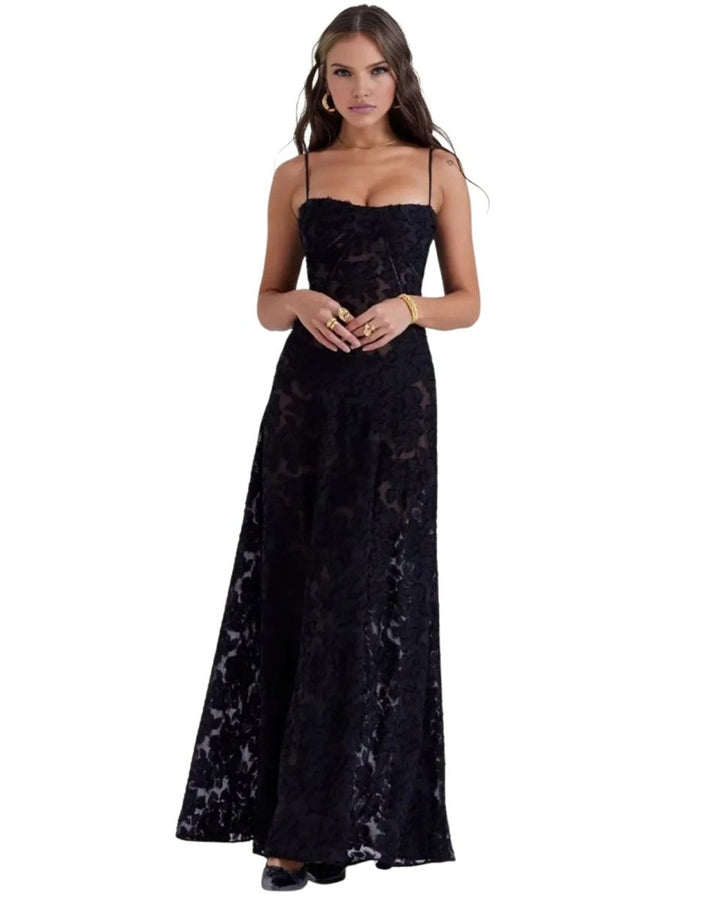 Lena Langes Korsett Abendkleid Spitze
