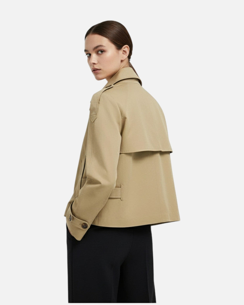 Lena Kurzer Trenchcoat mit Gürtel