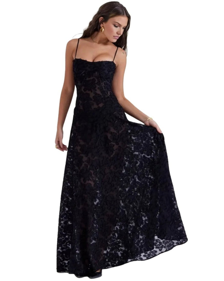 Lena Langes Korsett Abendkleid Spitze