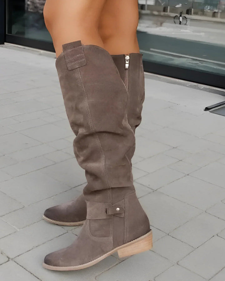 Madeleine Hohe Wildleder Stiefel Damen