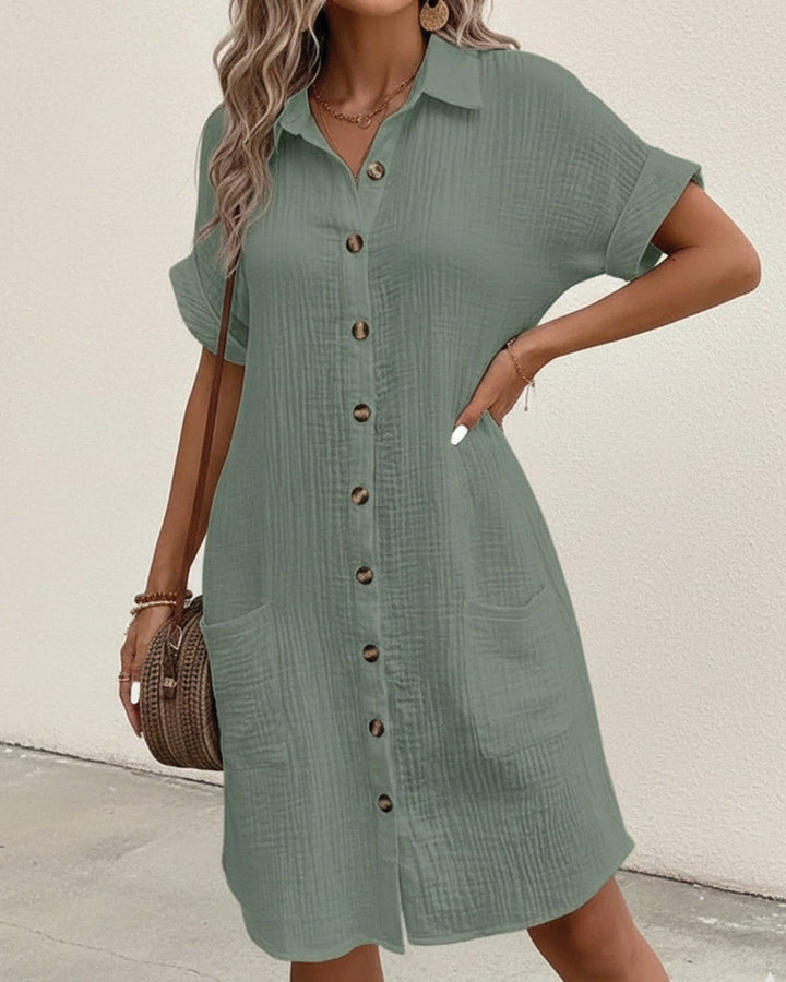 Brooklyn Baumwolle Polokleid Damen