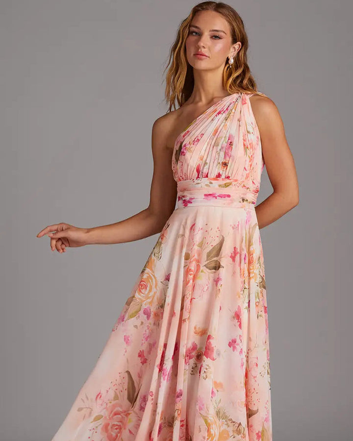 Charlize Chiffon Abendkleid lang