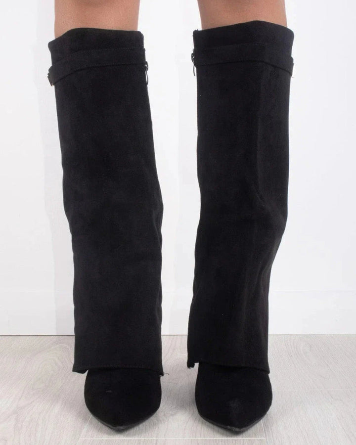 Damen Stiefel mit hohem Schaft