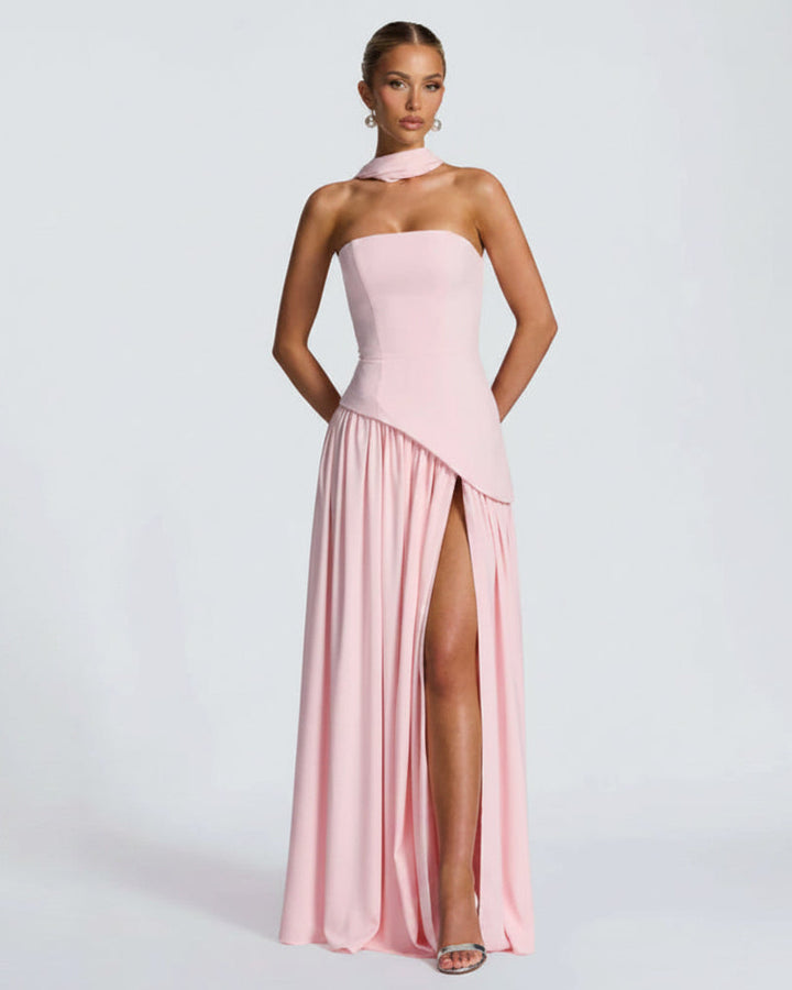 Alina Maxikleid Trägerlos Abendkleid