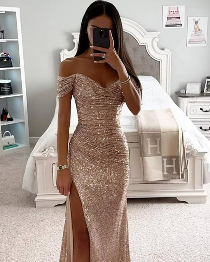 Lena Meerjungfrau Abendkleid Glitzereffekt
