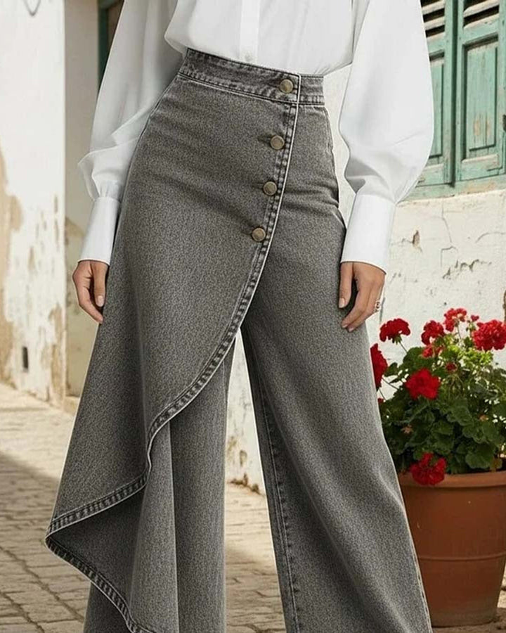 Lena Weite Palazzo Jeans Damen