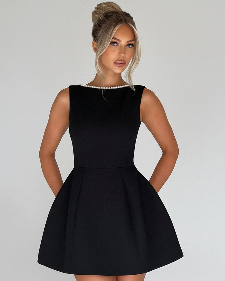 Lena Kurzes Kleid Schleife Rücken