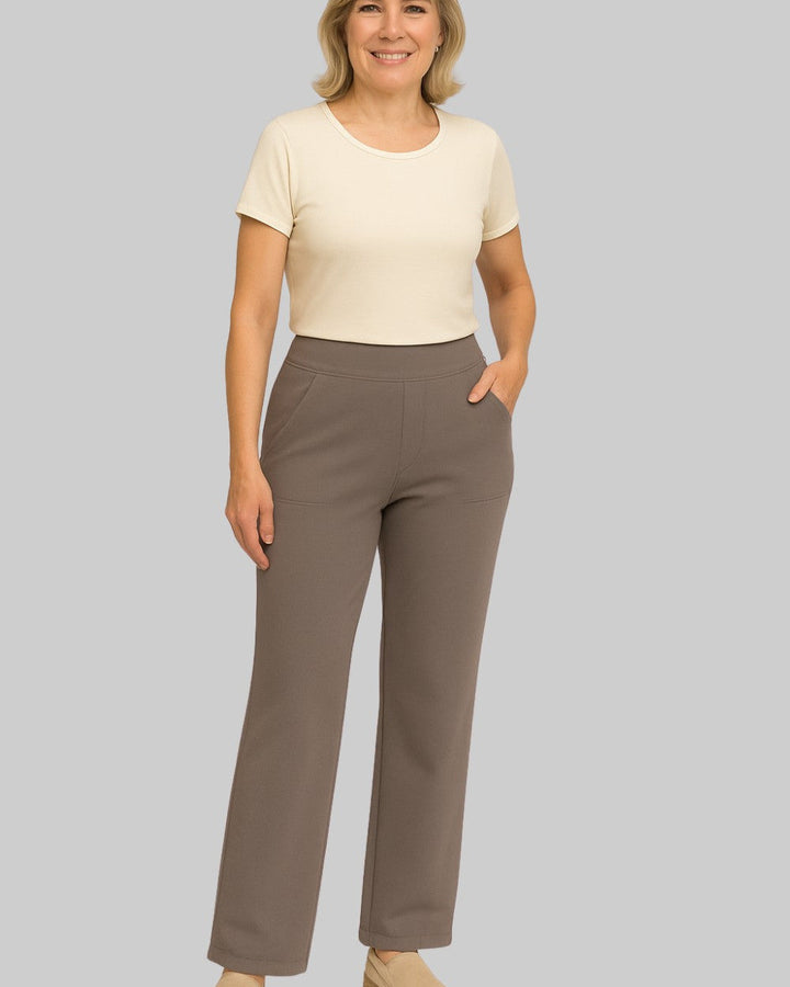 Nina Dehnbare Hochbundhose Taschen