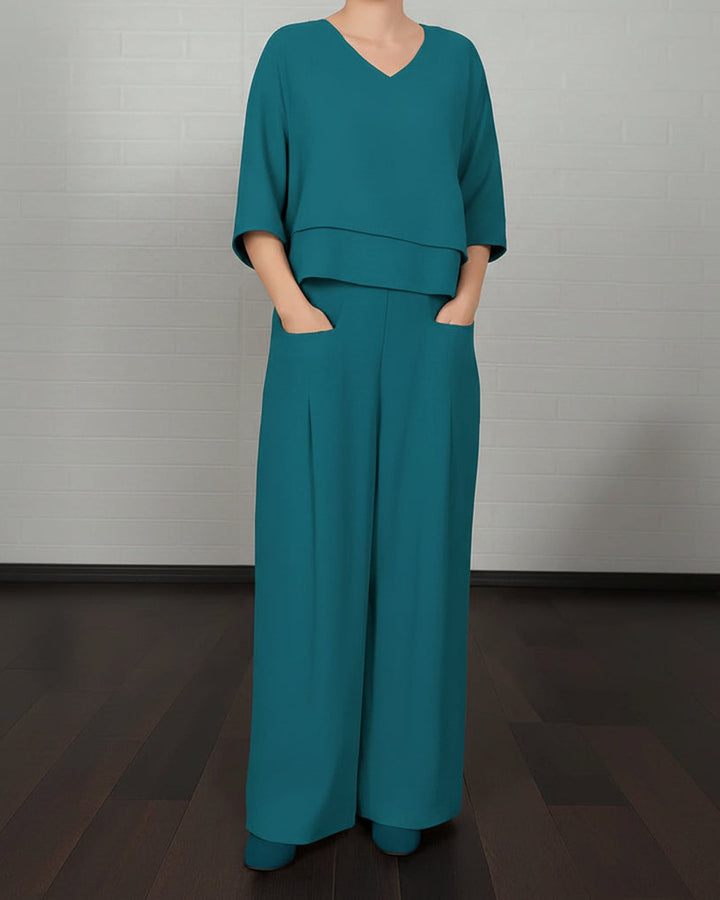 Lennie Elegantes Zweiteiliges Damen-Komfort-Set
