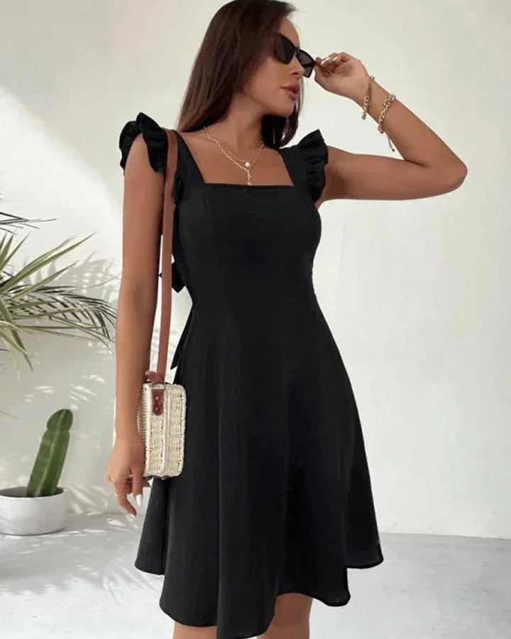 Lena Ausgestelltes Sommerkleid Volant