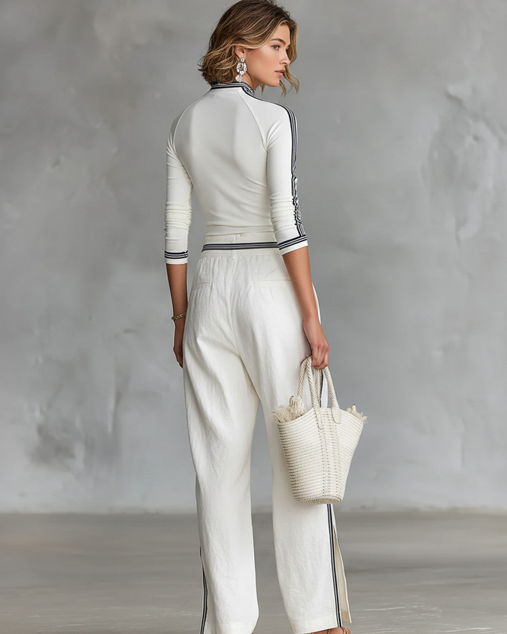 Nina Sportliches Zweiteiler Damen Set