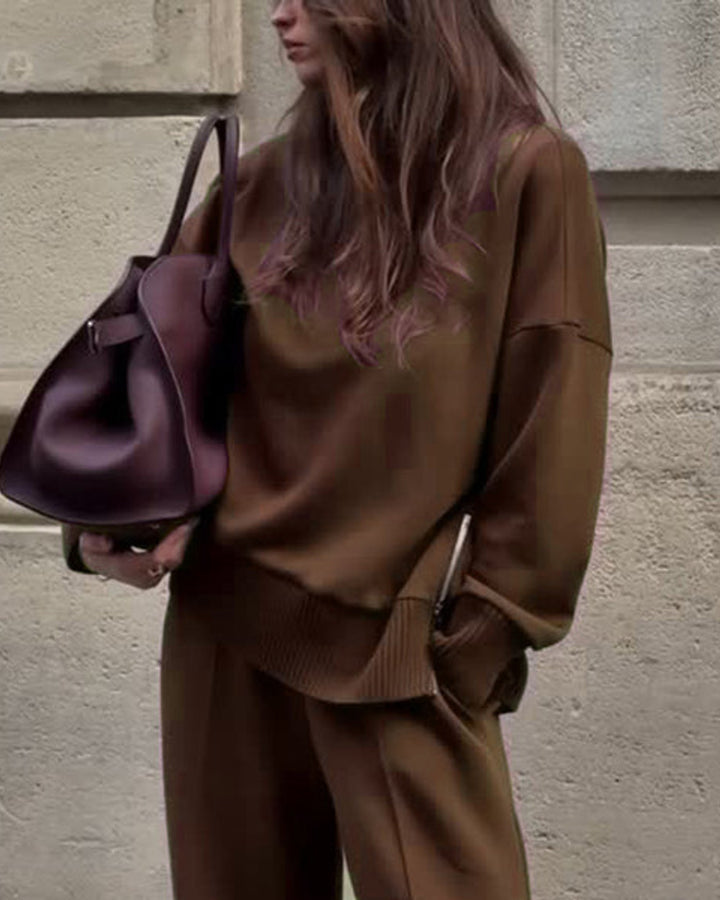 Lena Rollkragen Zweiteiler Damen Set