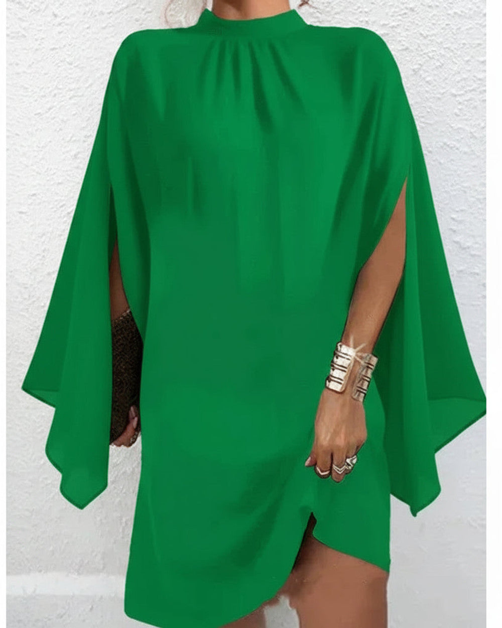 Nina Kurzes Abendkleid Fledermausärmel
