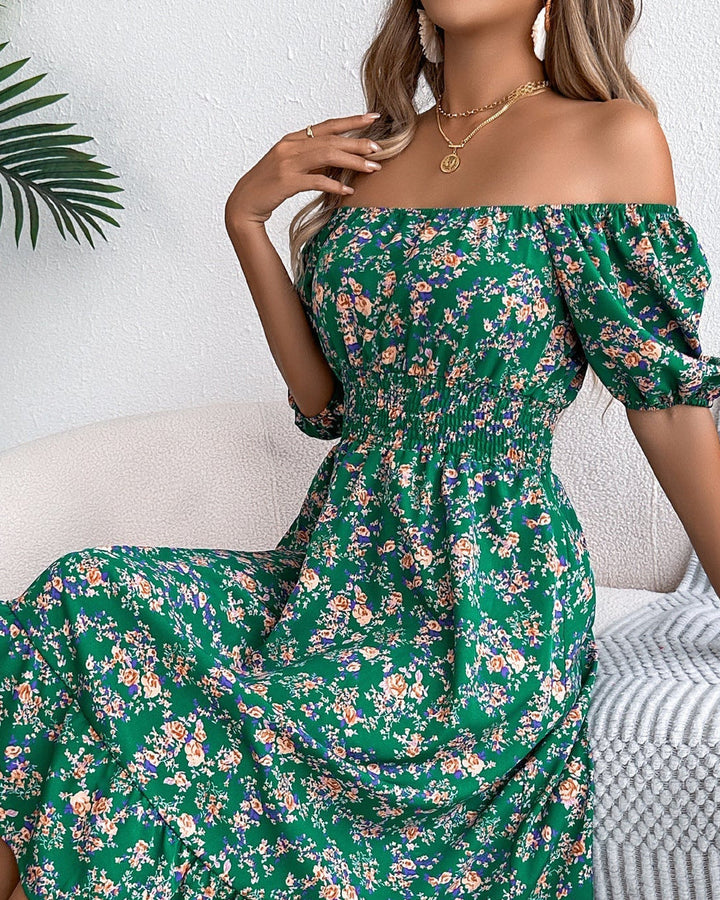 Lena Blumenkleid Rüschen Hochzeit