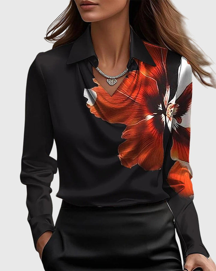 Lena Elegante Bluse Langarm Damen