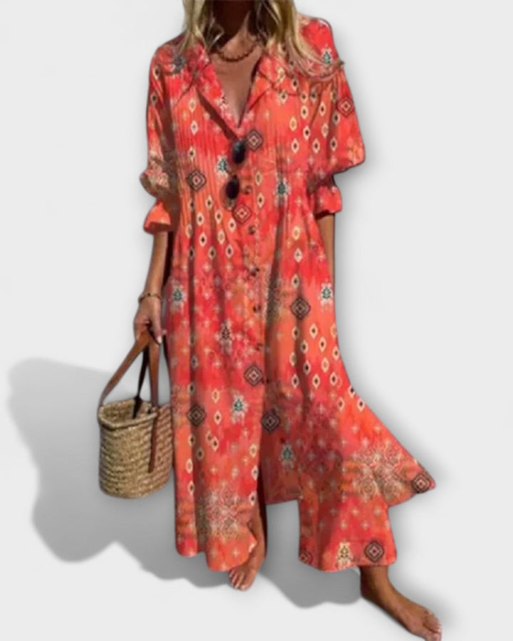 Lena Langes Abendkleid mit Bauchkaschierung