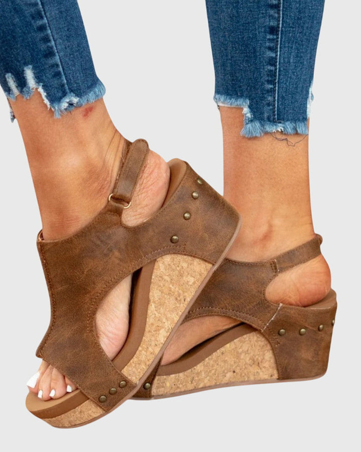 Adela Bequeme Sandalen Damen Sommer