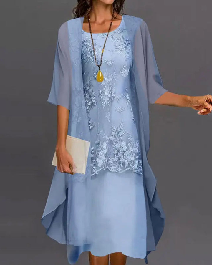Lena Chiffon Zweiteiliges Kleid Damen