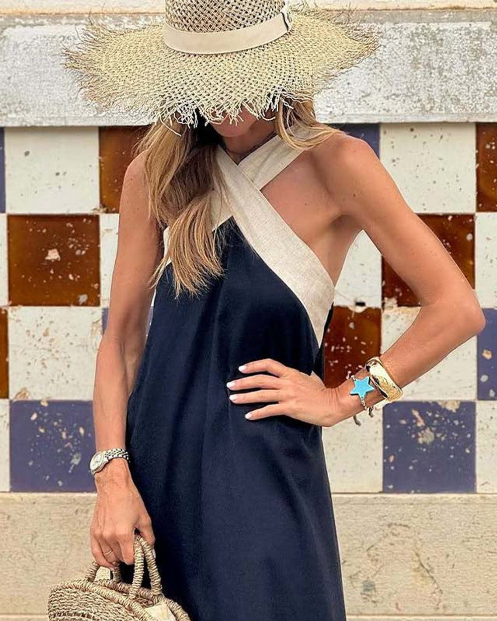 Aimee Atmungsaktives Maxikleid Lang