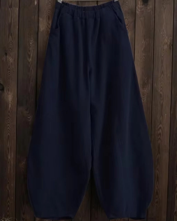 Alina Luftige Leinen Baumwolle Hose