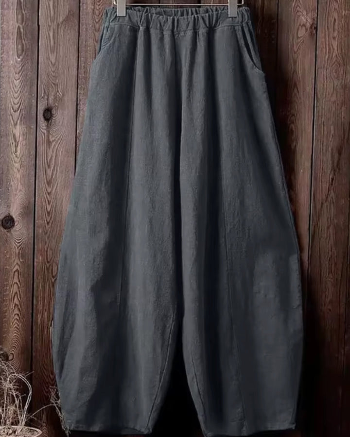Alina Luftige Leinen Baumwolle Hose