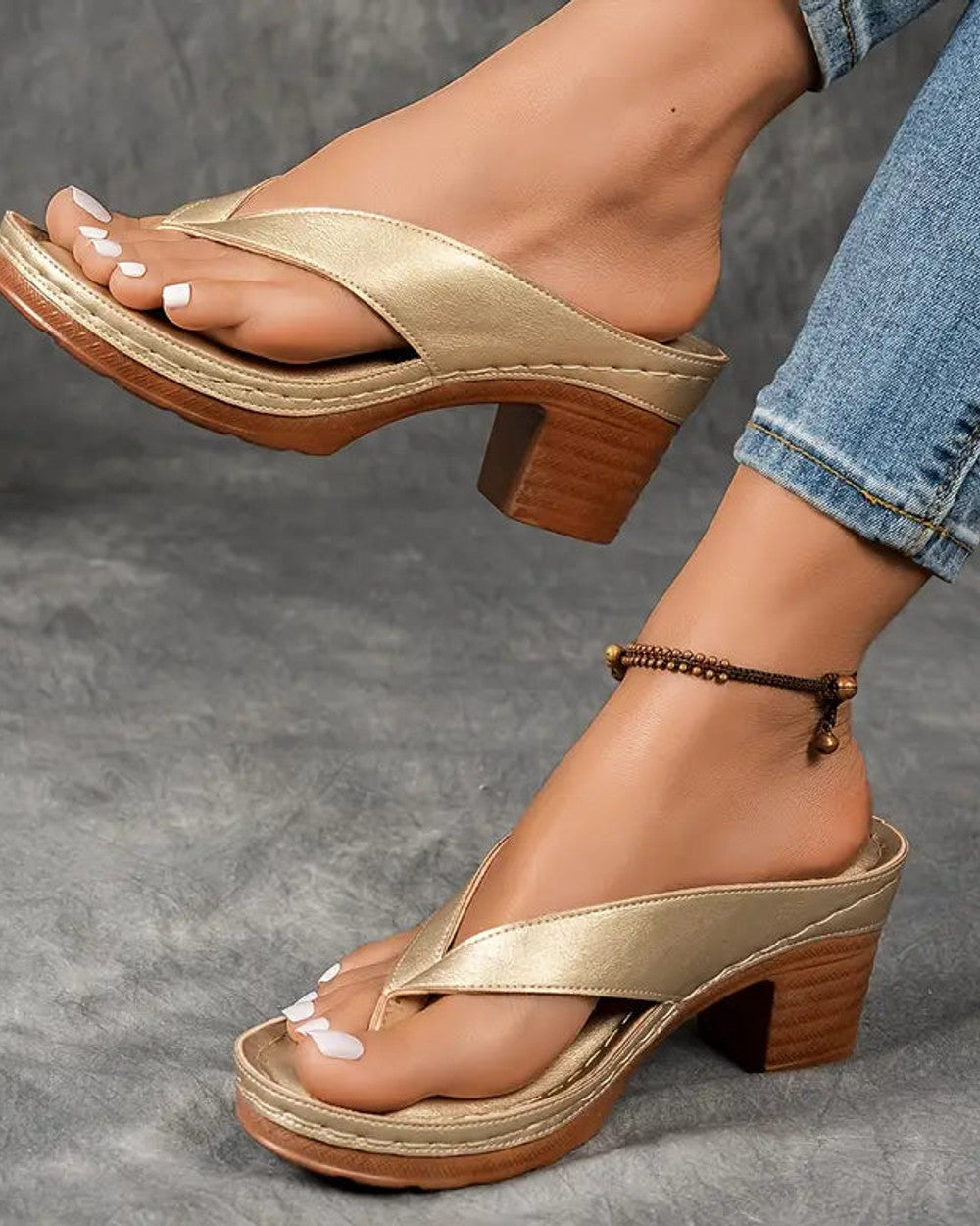 Abigail Orthopädische Absatz-Sandalen